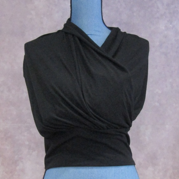 NEW Rampage Black Tube Top w/ Wraparound Size L - Picture 3 of 8